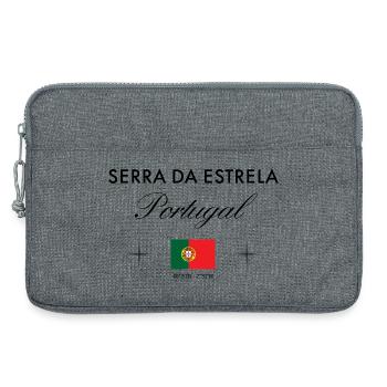 Serra da Estrela Portugal Koordinaten Reise - Laptoptasche 13" - Grau meliert - Vorne
