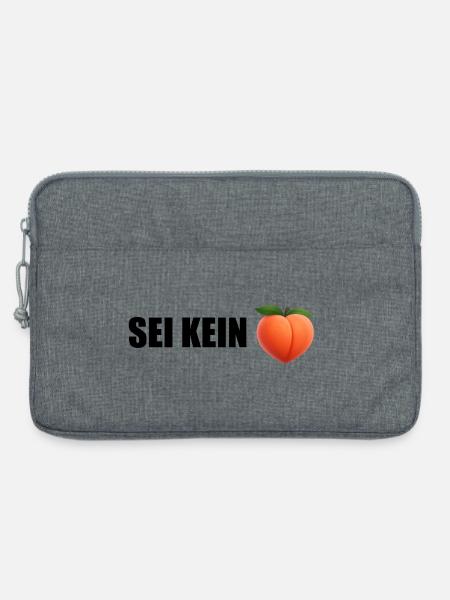Don't be a Peach - Laptop bag 13" - heather grey