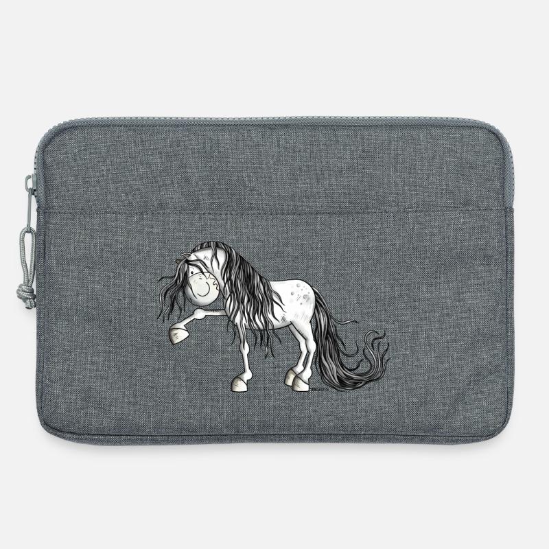 Lustiger Andalusier - Laptoptasche 13" - Grau meliert