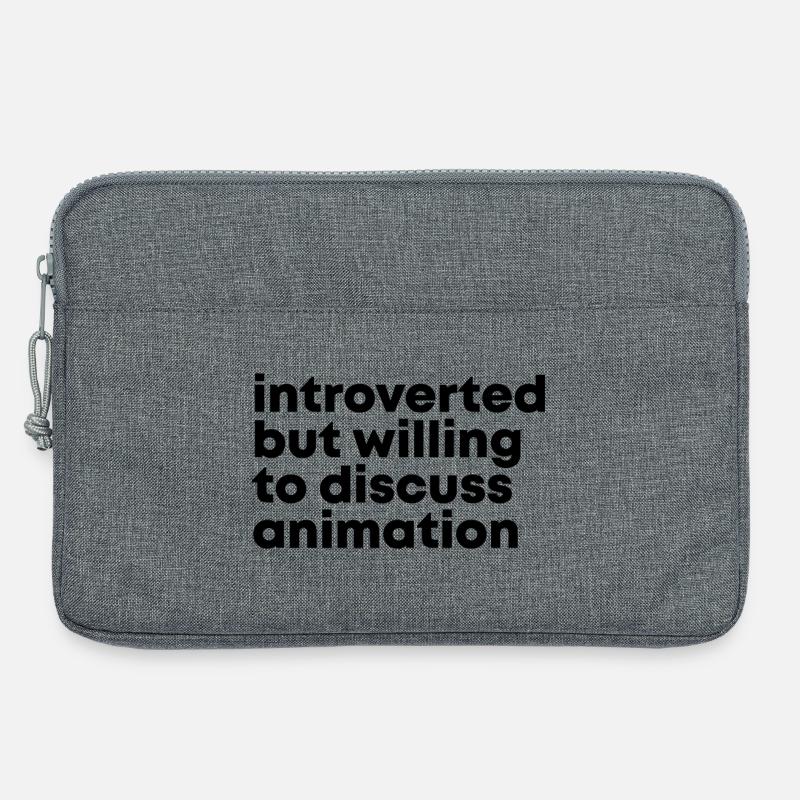 Animation - Laptop bag 13" - heather grey