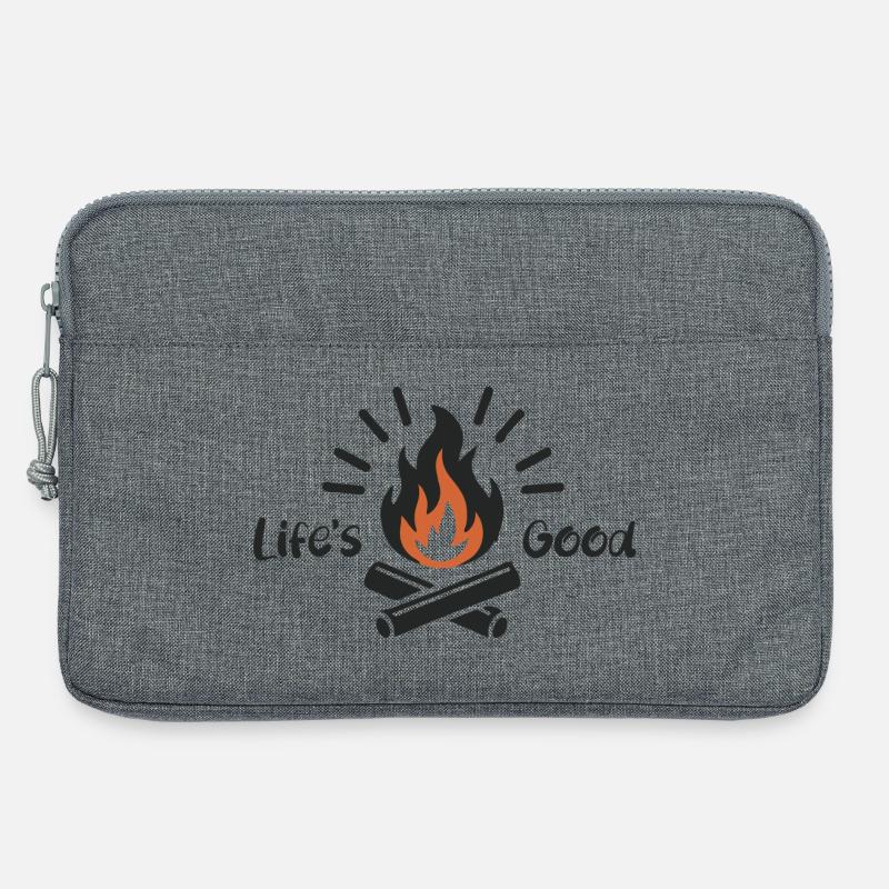 Life's Good - Laptoptasche 13" - Grau meliert