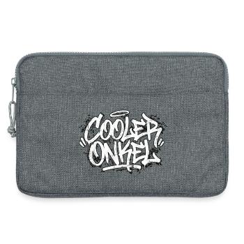Un graffiti d’écriture de l’oncle cool - Sacoche pour ordinateur portable 13 pouces - gris chiné - Devant