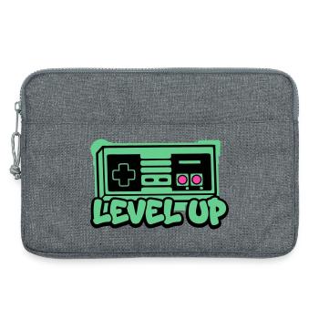 Level Up Controller Icon - Laptoptasche 13" - Grau meliert - Vorne