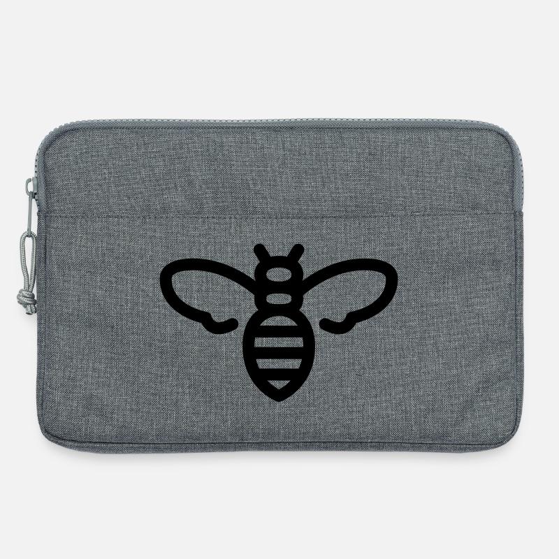 Biene - Laptoptasche 13" - Grau meliert