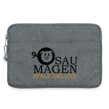 Pfalz Deluxe Saumagen - Laptoptasche 13" - Grau meliert - Vorne