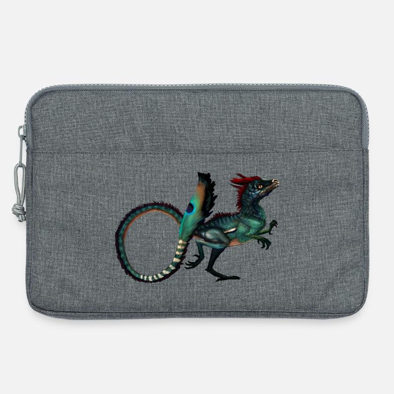 Dinosaurier - Laptoptasche 13" - Grau meliert