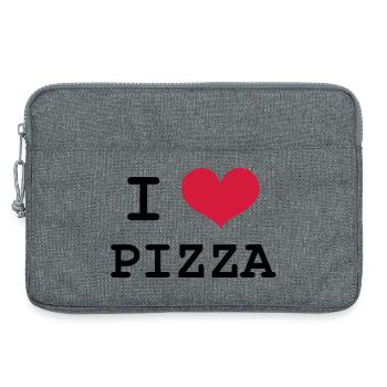 I Love Pizza - Sacoche pour ordinateur portable 13 pouces - gris chiné - Devant