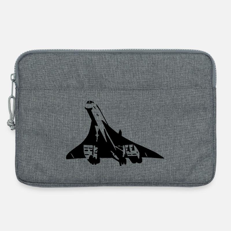 Passagierjet - Laptoptasche 13" - Grau meliert