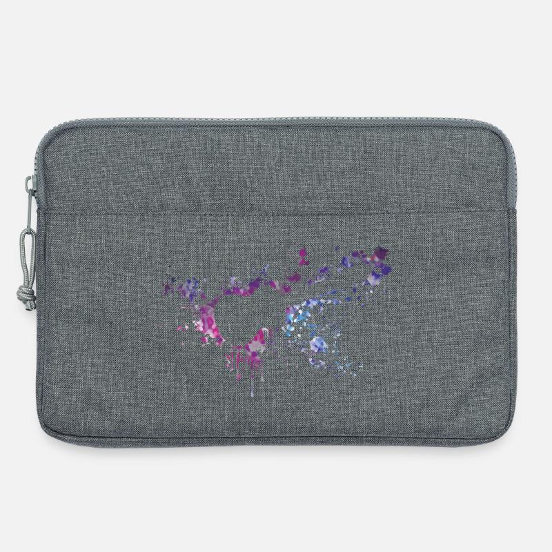 ukulele splash - Laptoptasche 13" - Grau meliert