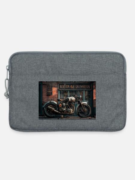 Old Bike [3] - Laptoptasche 13" - Grau meliert