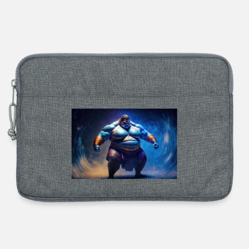 Sumo-Gott - Laptoptasche 13" - Grau meliert
