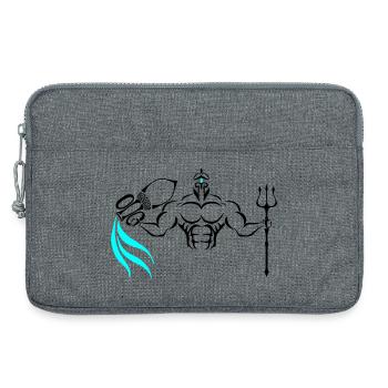 Alpha Aquarius Deluxe - Laptoptasche 13" - Grau meliert - Vorne