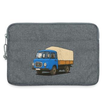 East Flatbed - Laptop bag 13" - heather grey - Front