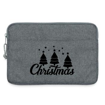 Christmas - Laptoptasche 13" - Grau meliert - Vorne