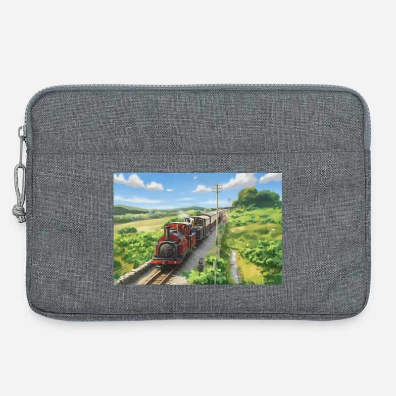 Dduallt Double Header - Laptop bag 13" - heather grey