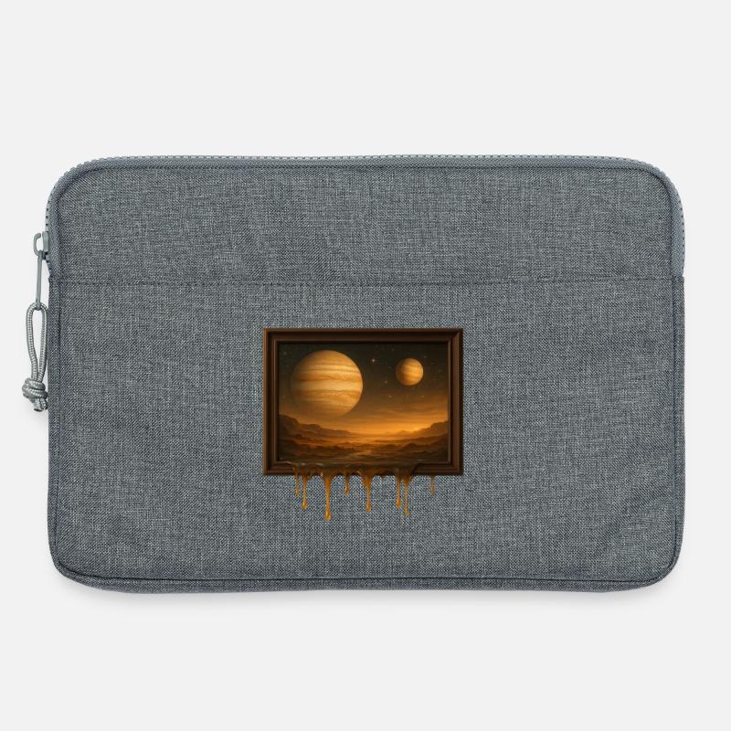 Melting Worlds - Laptoptasche 13" - Grau meliert