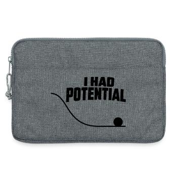 Ich hatte potenzielle Energie-Physique Humou - Laptoptasche 13" - Grau meliert - Vorne