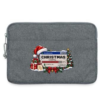 Christmas Loading - Laptoptasche 13" - Grau meliert - Vorne