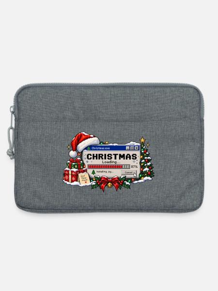Christmas Loading - Laptoptasche 13" - Grau meliert