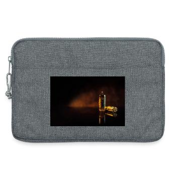 Vakuumröhren Guitar Tubes - Laptoptasche 13" - Grau meliert - Vorne