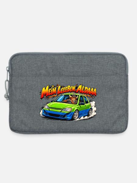Mein Leben Alda Auto - Laptoptasche 13" - Grau meliert