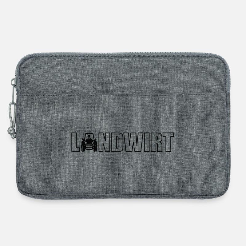 beruf landwirt traktor - Laptoptasche 13" - Grau meliert