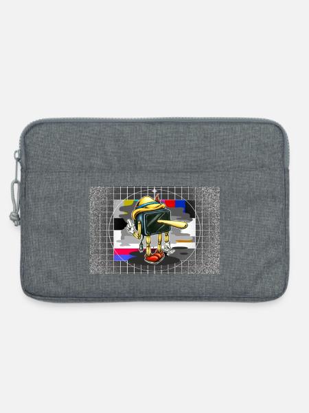 Poster Piglotzio2 - Laptoptasche 13" - Grau meliert