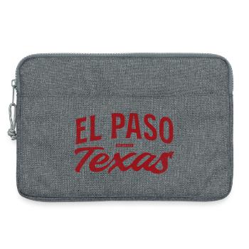 Scénario rétro d’El Paso, Texas - Sacoche pour ordinateur portable 13 pouces - gris chiné - Devant