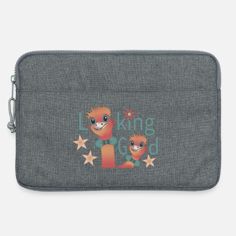 Sieht gut aus - Laptoptasche 13" - Grau meliert