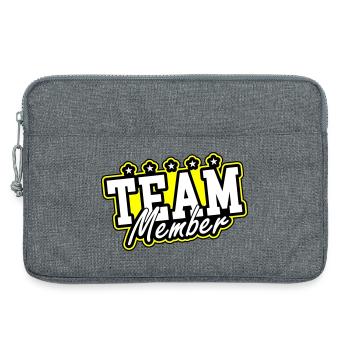 Team Member - Laptop bag 13" - heather grey - Front