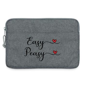 Cœur facile - Sacoche pour ordinateur portable 13 pouces - gris chiné - Devant