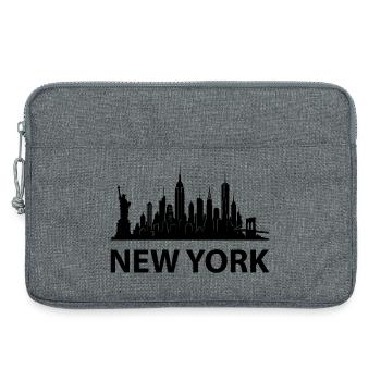 Horizon de New York - Sacoche pour ordinateur portable 13 pouces - gris chiné - Devant