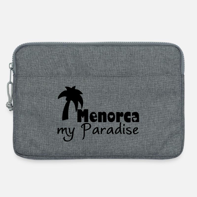 Menorca Paradise Urlaub Geschenk - Laptoptasche 13" - Grau meliert