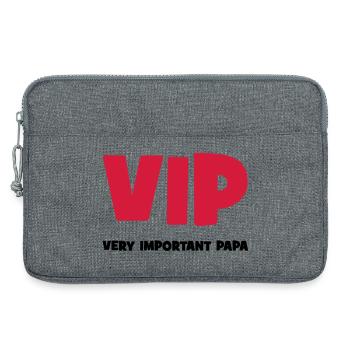 Very Important Papa :) - Laptoptasche 13" - Grau meliert - Vorne