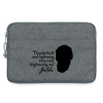 Galileo - Thunderbolt and lightning very... 2clr - Laptoptasche 13" - Grau meliert - Vorne