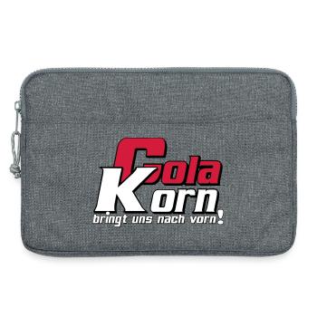 Korn , Party , Cola Korn bringt uns nach vorn(25) - Laptoptasche 13" - Grau meliert - Vorne