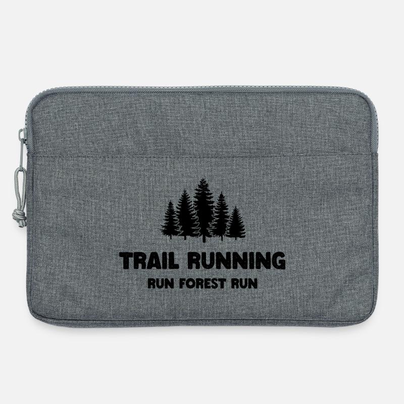 Trail Running - Run Forest Run - Laptop bag 13" - heather grey