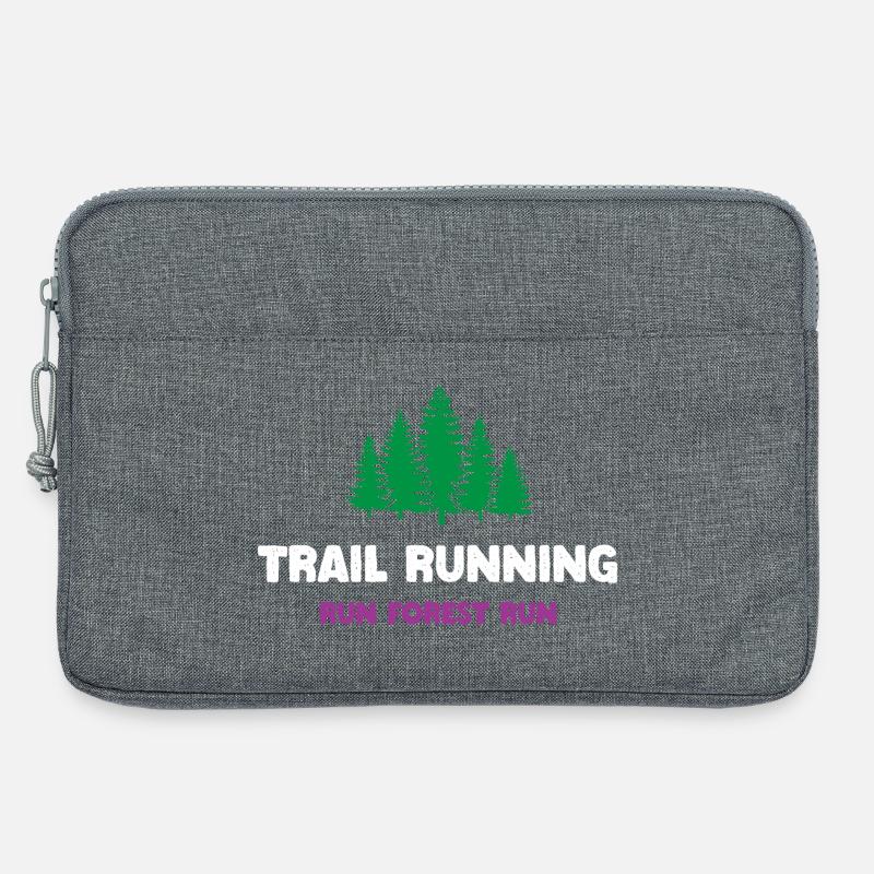 Trail Running - Run Forest Run - Laptop bag 13" - heather grey