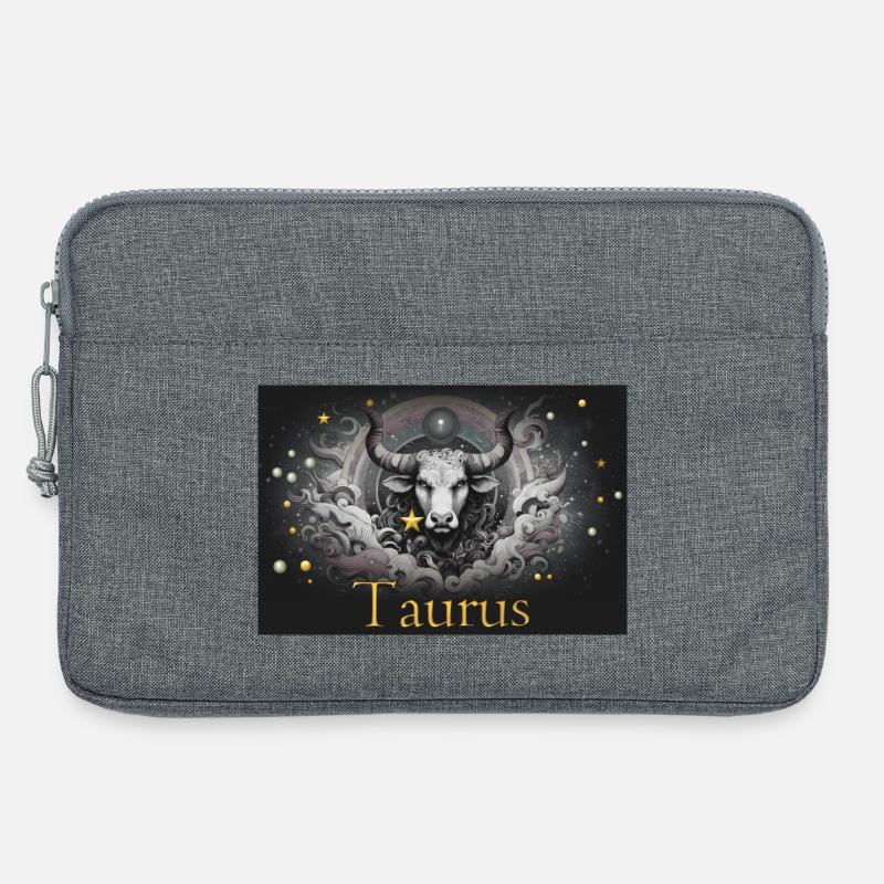 Taurus Sternzeichen Sternzeichen Stier  - Laptoptasche 13" - Grau meliert
