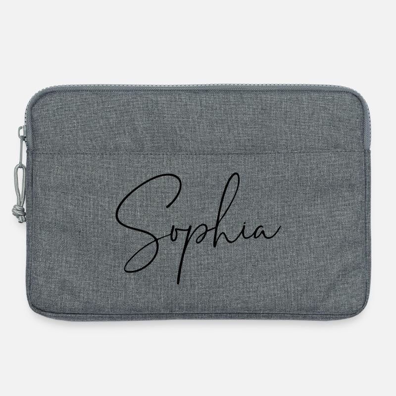 sophia / handschrift design  - Laptoptasche 13" - Grau meliert
