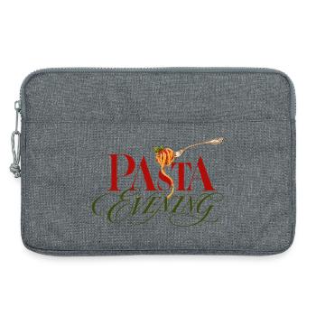 Pasta Evening Pasta Abend - Laptoptasche 13" - Grau meliert - Vorne