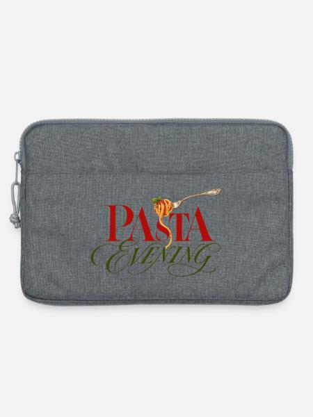 Pasta Evening Pasta Abend - Laptoptasche 13" - Grau meliert