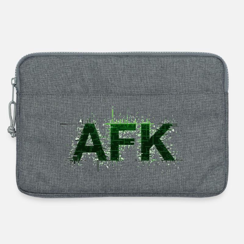 AFK Retro Gaming - Laptoptasche 13" - Grau meliert