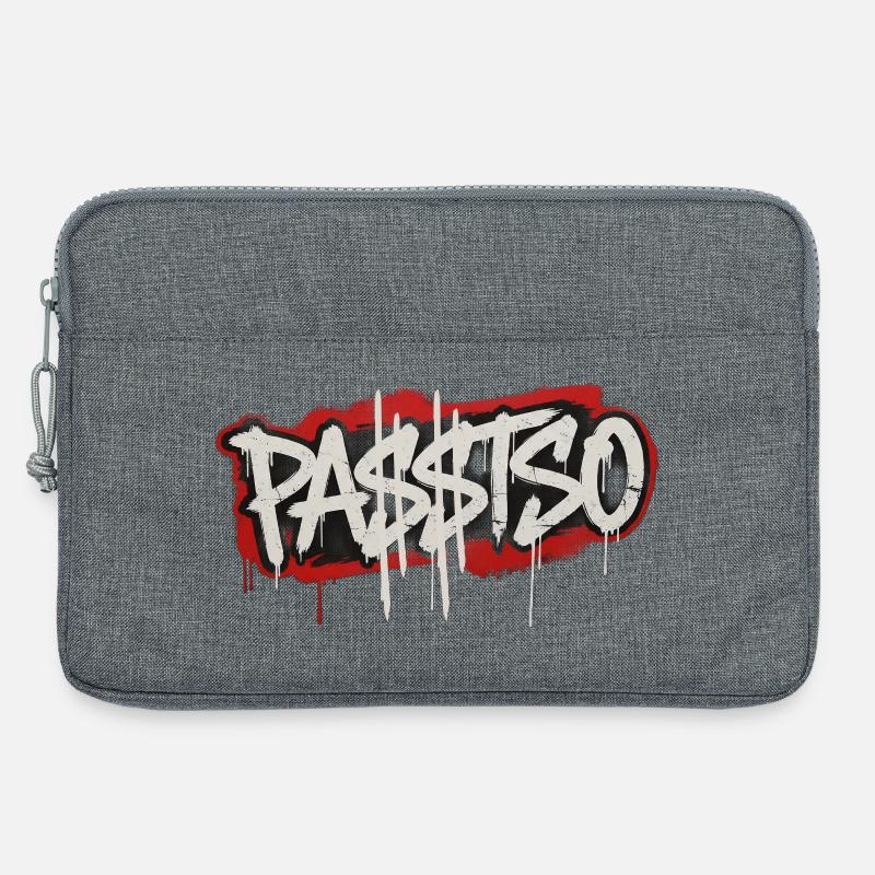 PA$$TSO - Laptoptasche 13" - Grau meliert