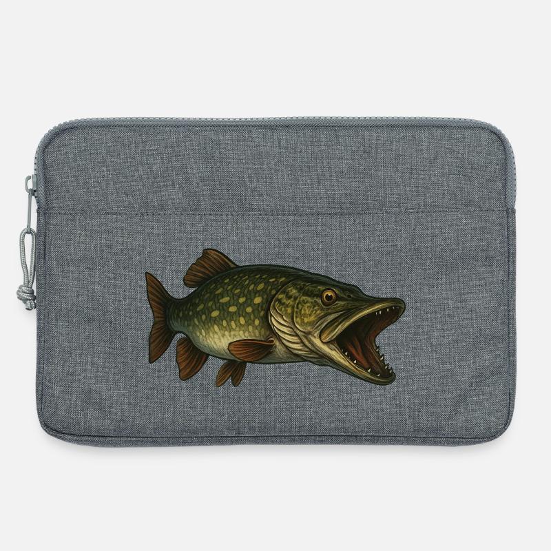 Hecht - Laptoptasche 13" - Grau meliert
