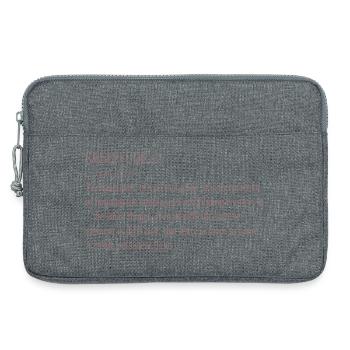 Wörterbuch-Typografie Vintage - Laptoptasche 13" - Grau meliert - Vorne