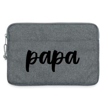 dad - Laptop bag 13" - heather grey - Front