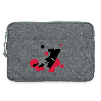Handball - Laptoptasche 13" - Grau meliert - Vorne
