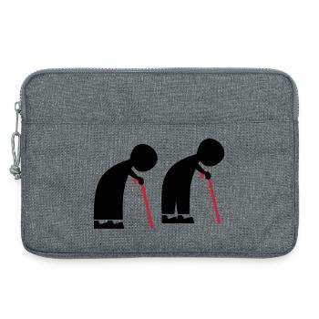 alte leute - Laptoptasche 13" - Grau meliert - Vorne
