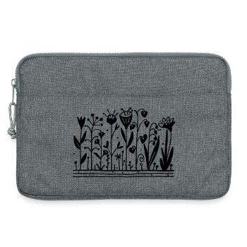 Jardin t-shirt - Sacoche pour ordinateur portable 13 pouces - gris chiné - Devant